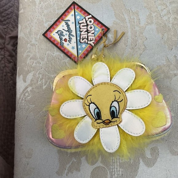Irregular Choice Looney Tunes OH SO Tweety Pie Coin Purse Yellow Handbag Bag New - Picture 5 of 7